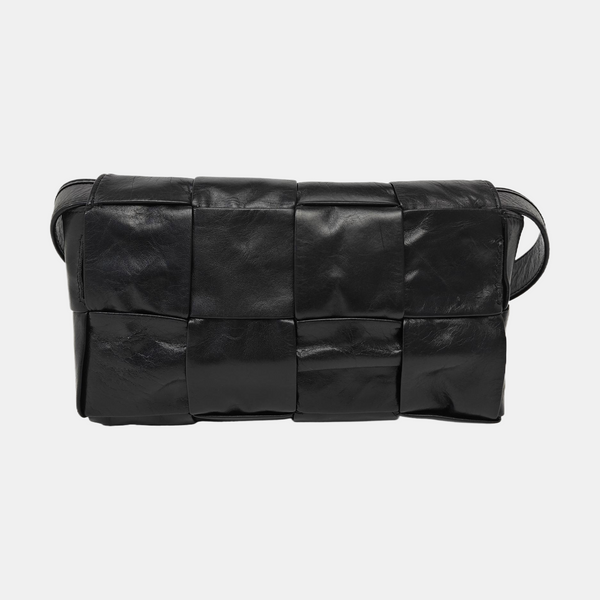 Calfskin Shoulder Bag Black