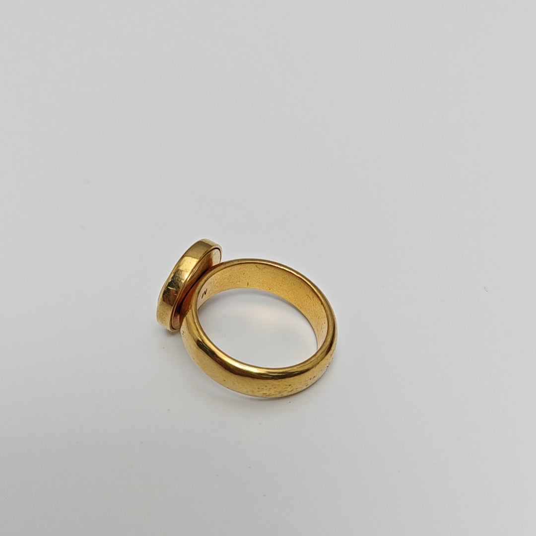Metal Gold Ring HK 13