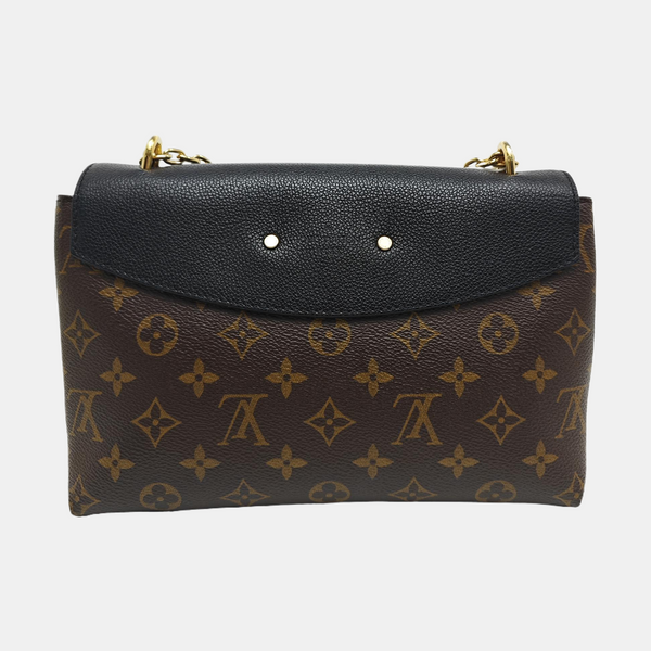SAINT PLACIDE Monogram Coated Canvas Black