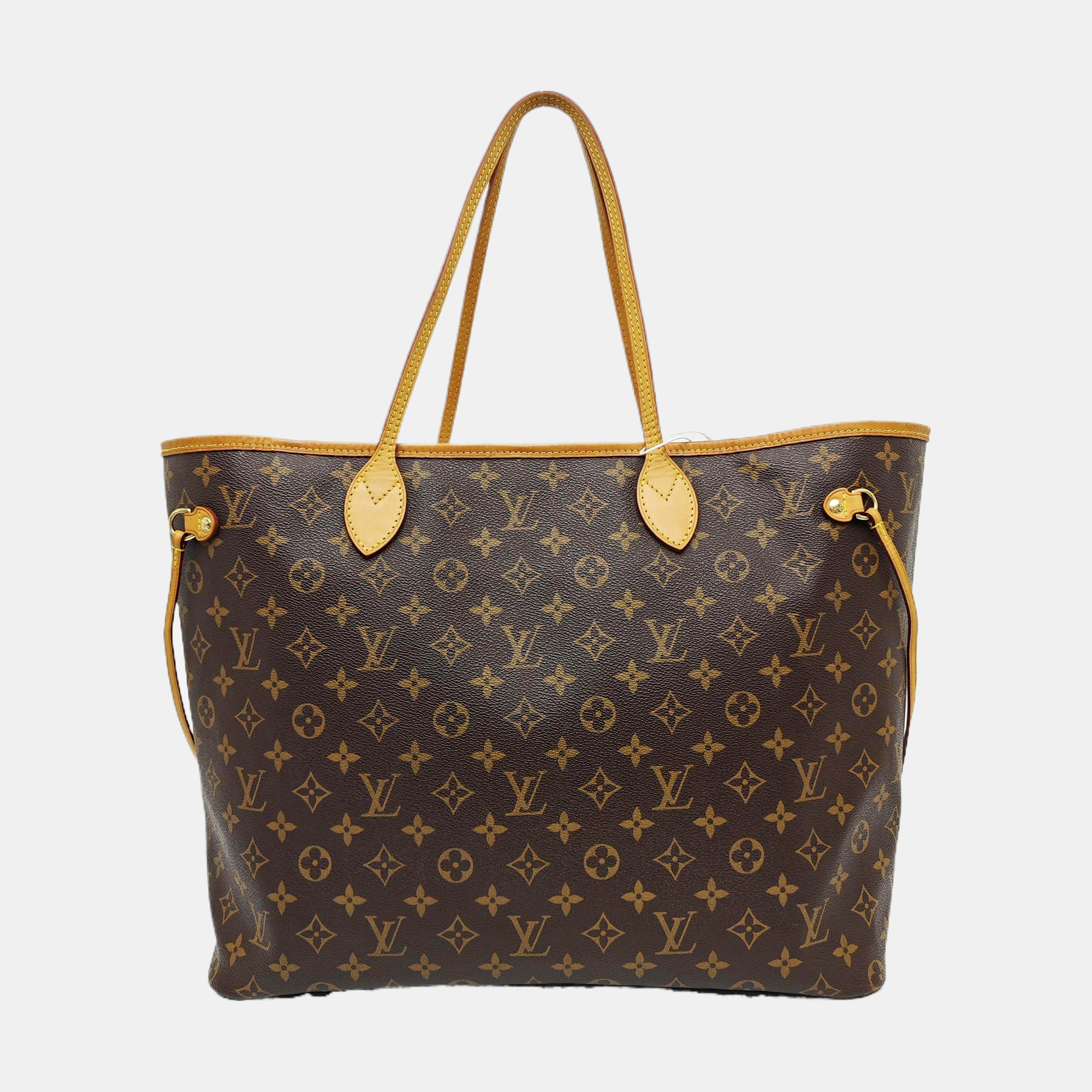 NEVERFULL GM Monogram Coated Canvas Brown