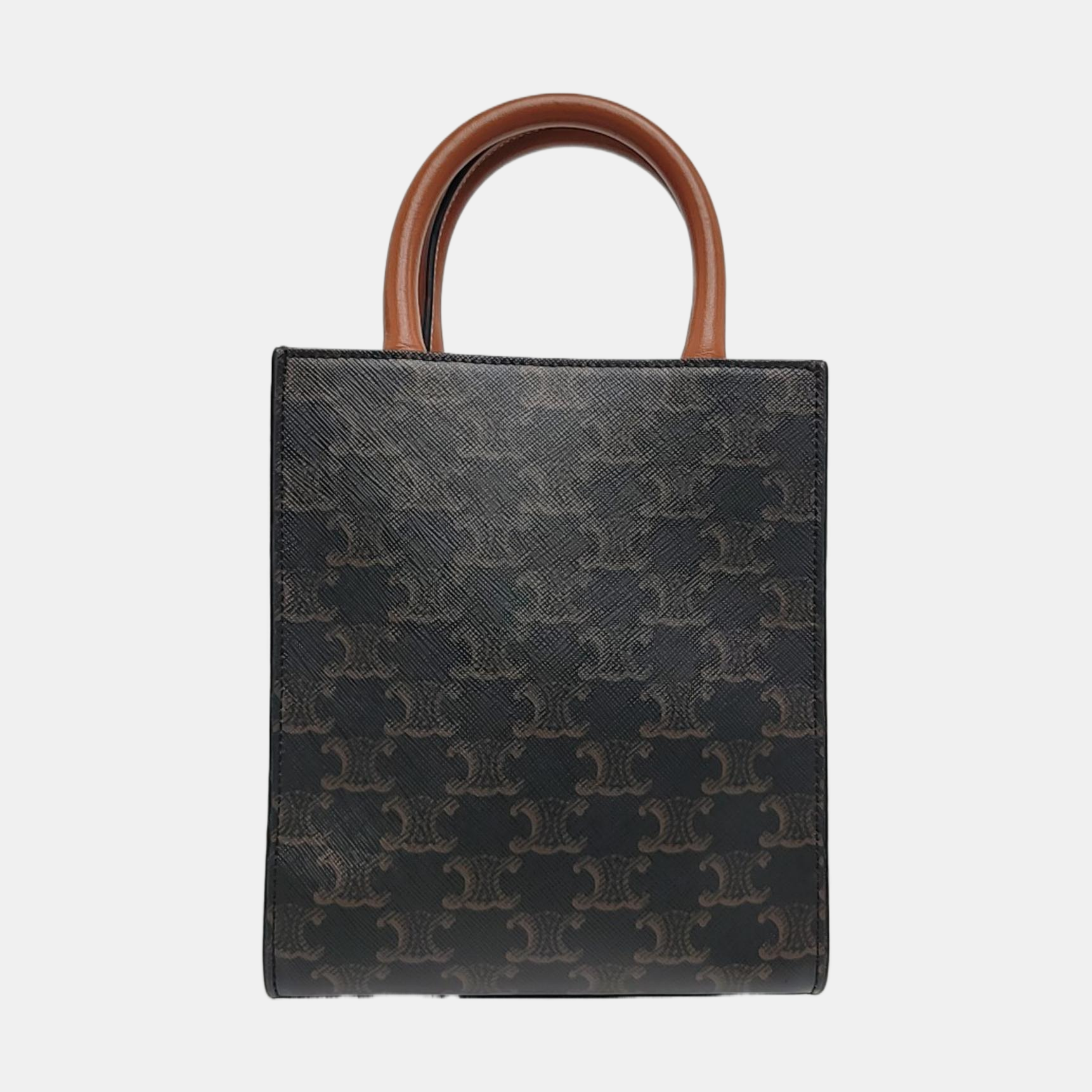 CABAS CELINE Mini Coated Canvas Brown