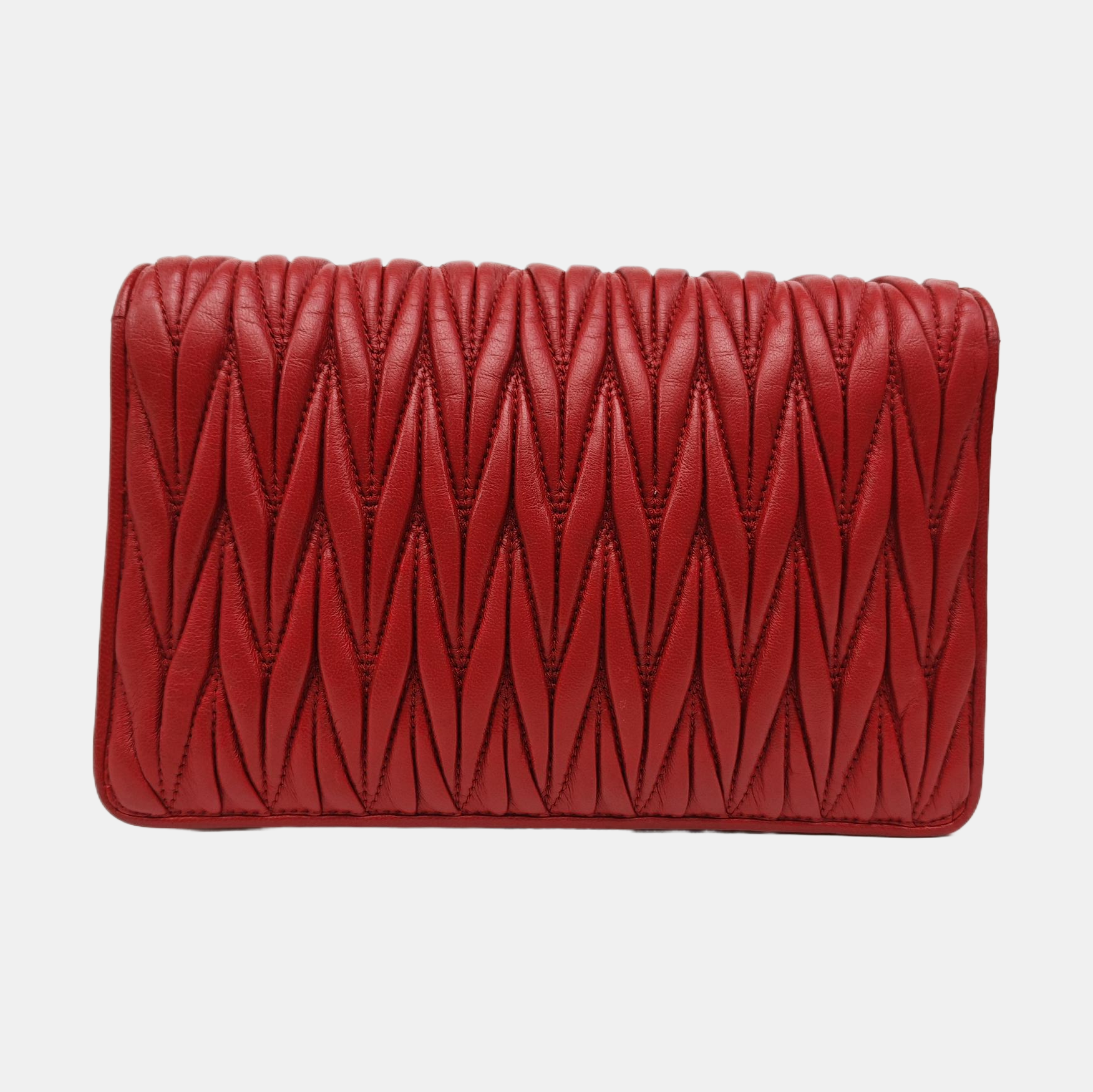 My Miu Lambskin Red