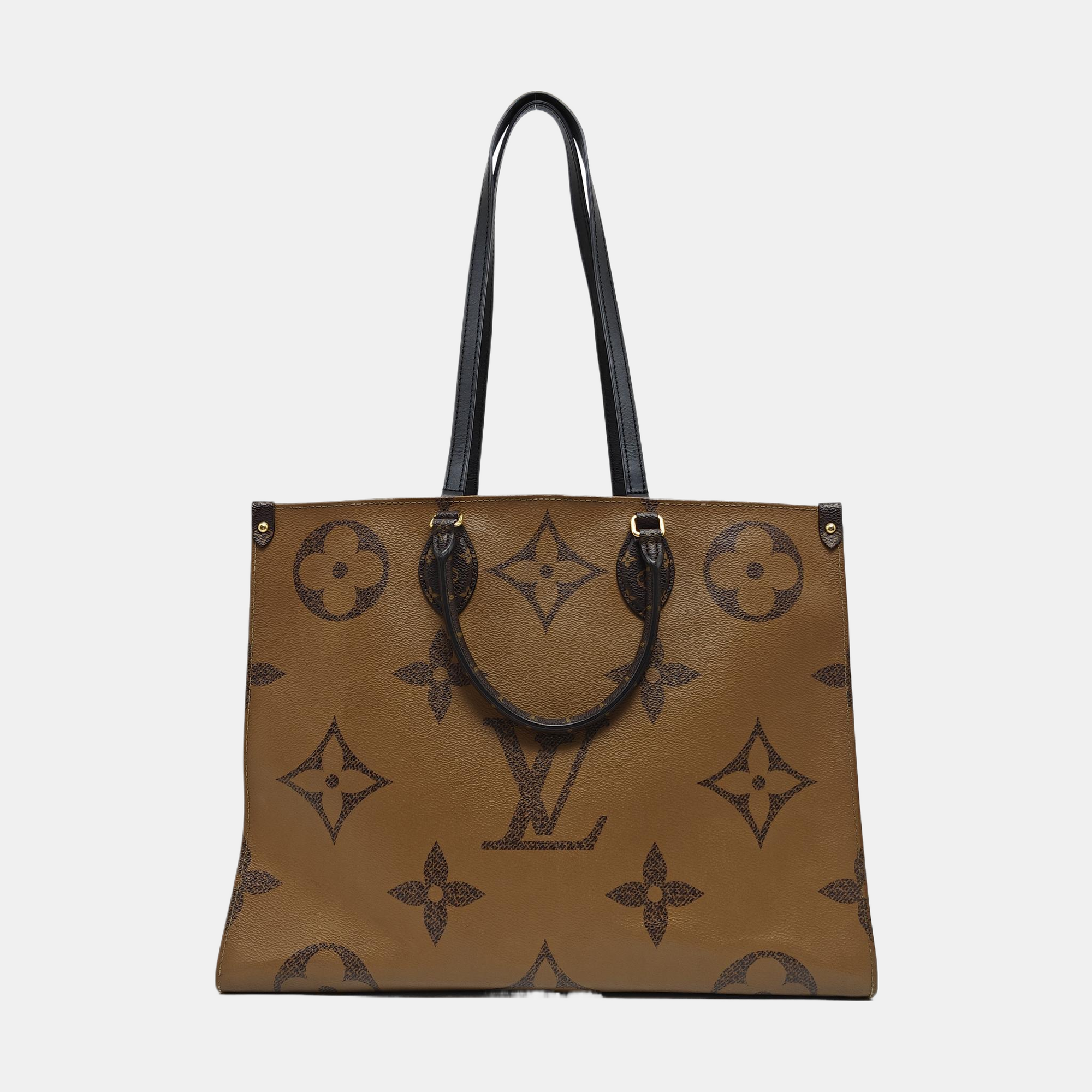 ONTHEGO GM Monogram Coated Canvas Brown
