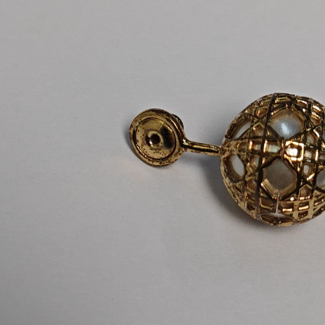 Clair D Lune Metal Gold Stud Earrings