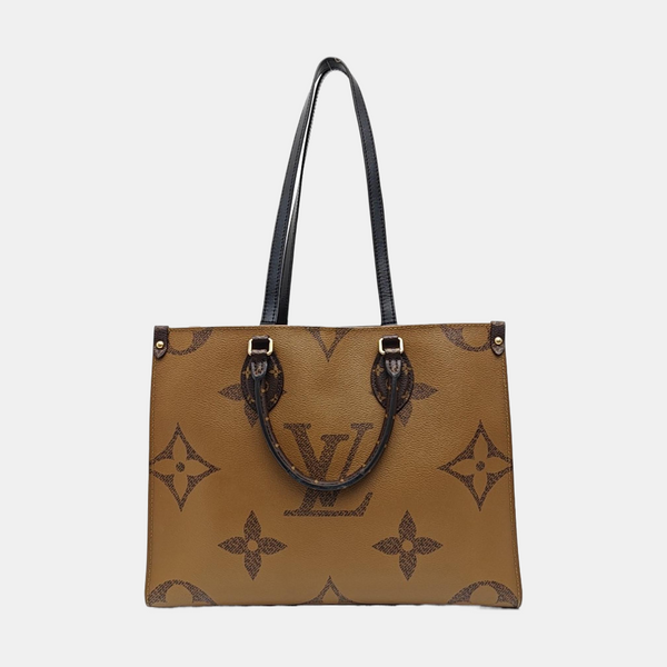 ONTHEGO MM Monogram Coated Canvas Brown