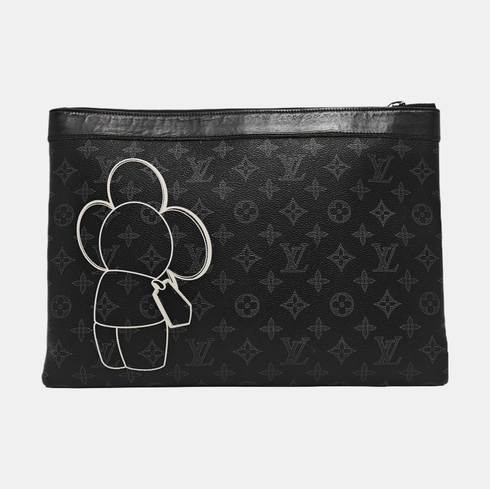 APOLLO GM Monogram Coated Canvas Black