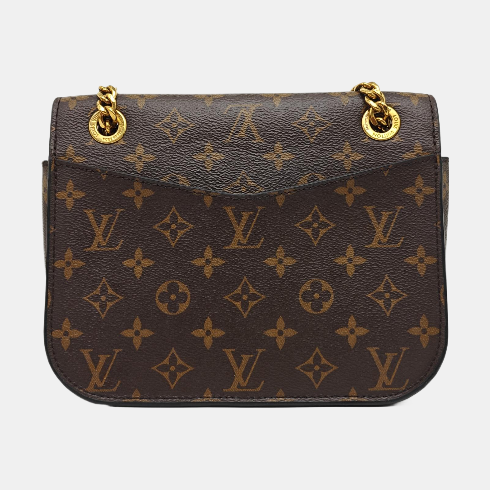 PASSY Monogram Coated Canvas Brown