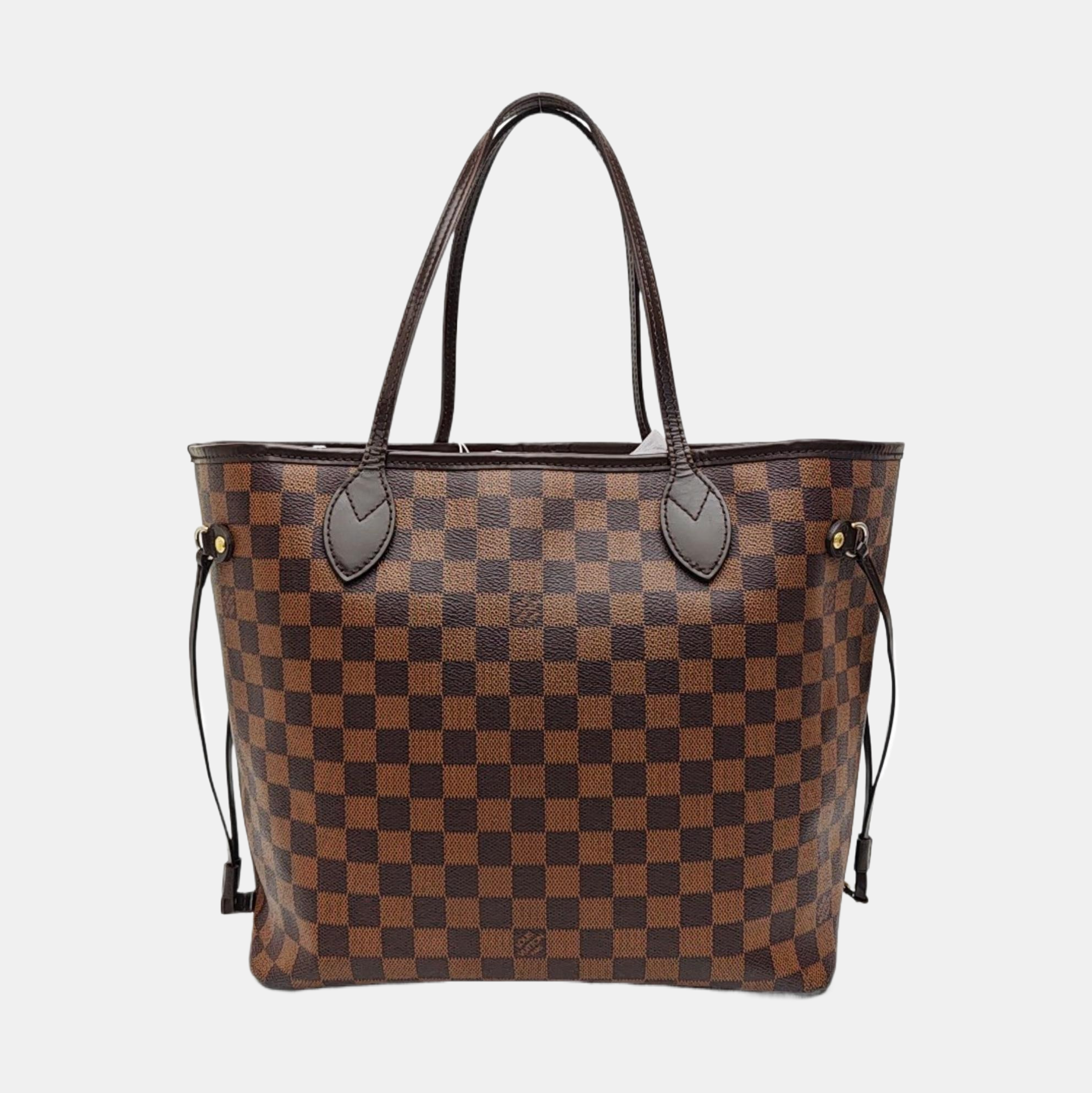 NEVERFULL MM Damier Ebene Coated Canvas Brown