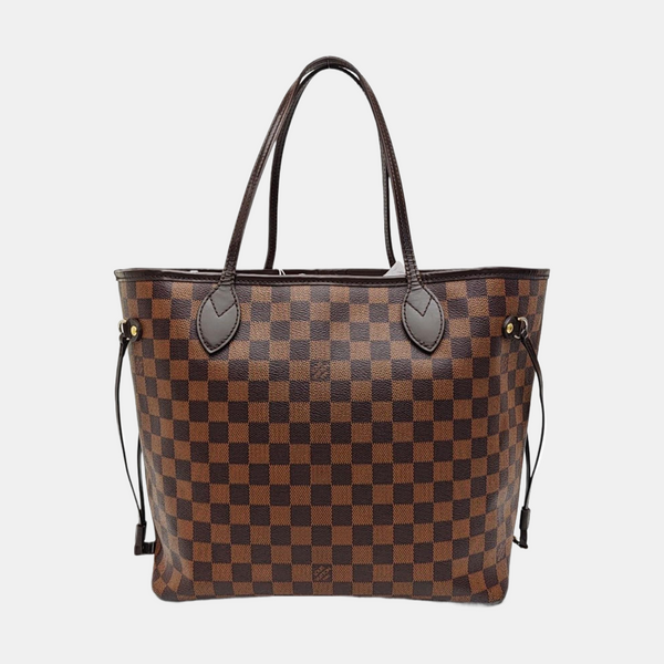 NEVERFULL MM Damier Ebene Coated Canvas Brown