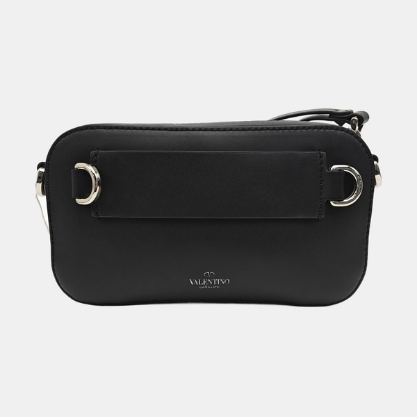 Vltn Small Calfskin Black