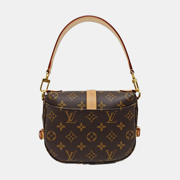 SAUMUR BB Monogram Coated Canvas Brown