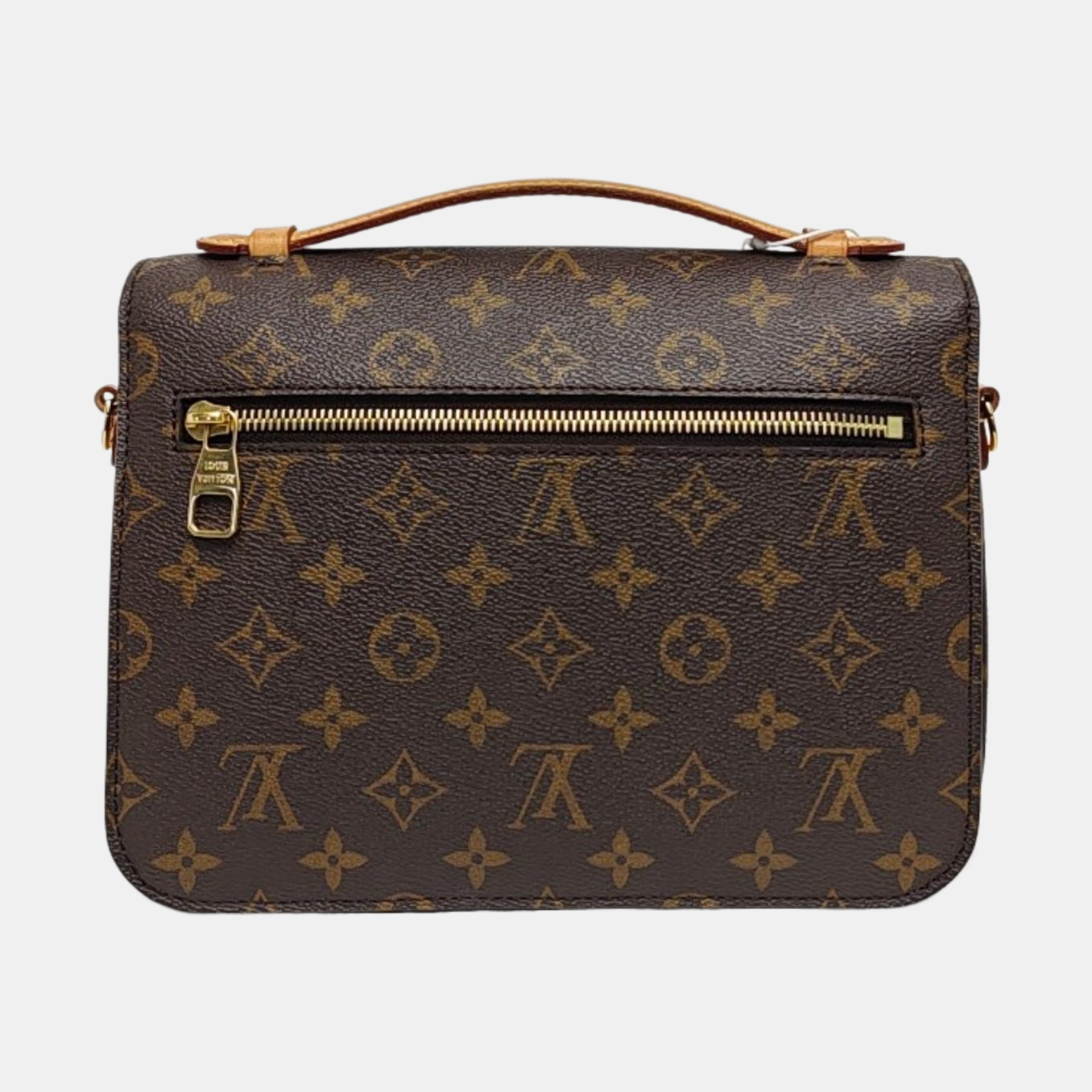 MÉTIS MM Monogram Coated Canvas Brown