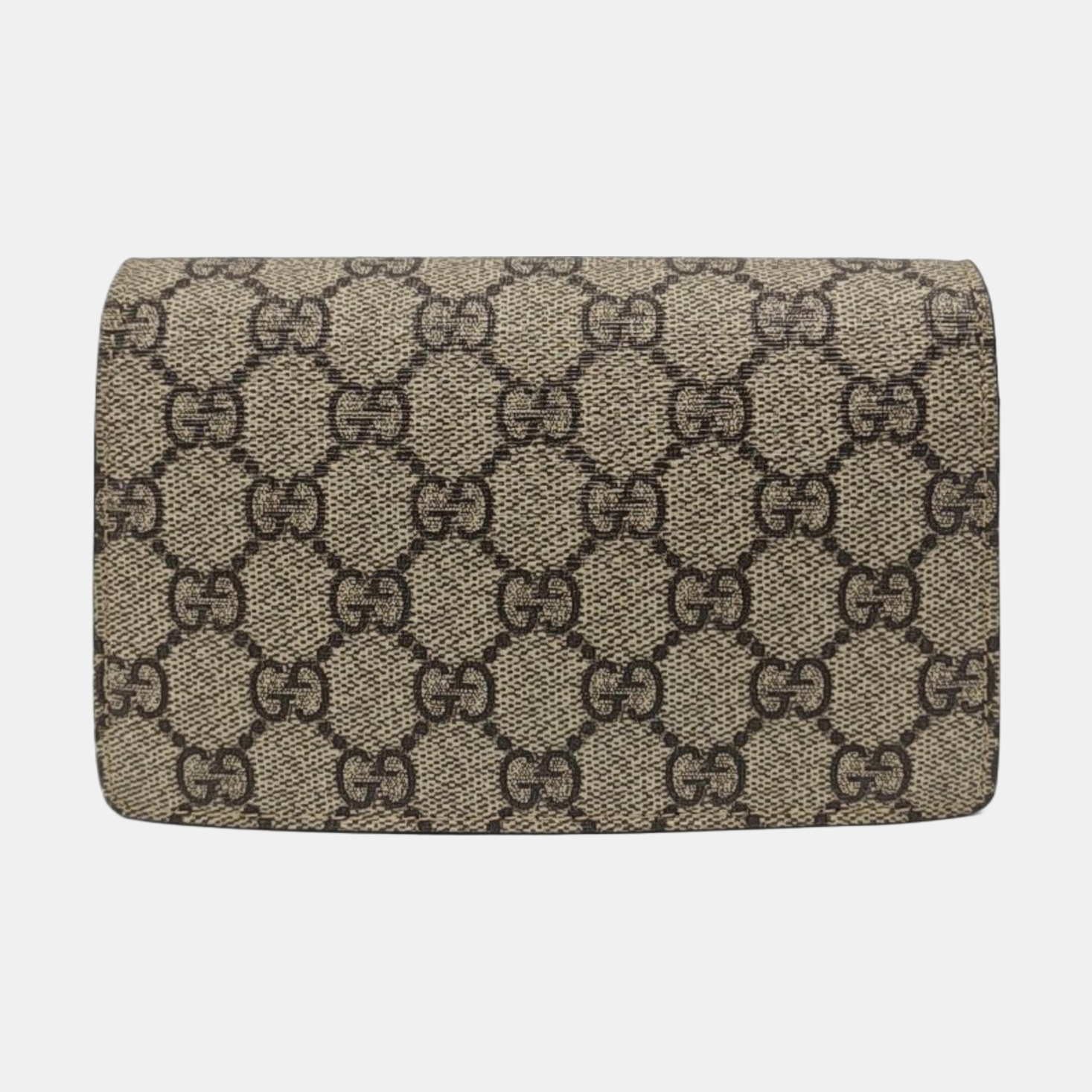 Dionysus Super Mini Monogram Coated Canvas Beige
