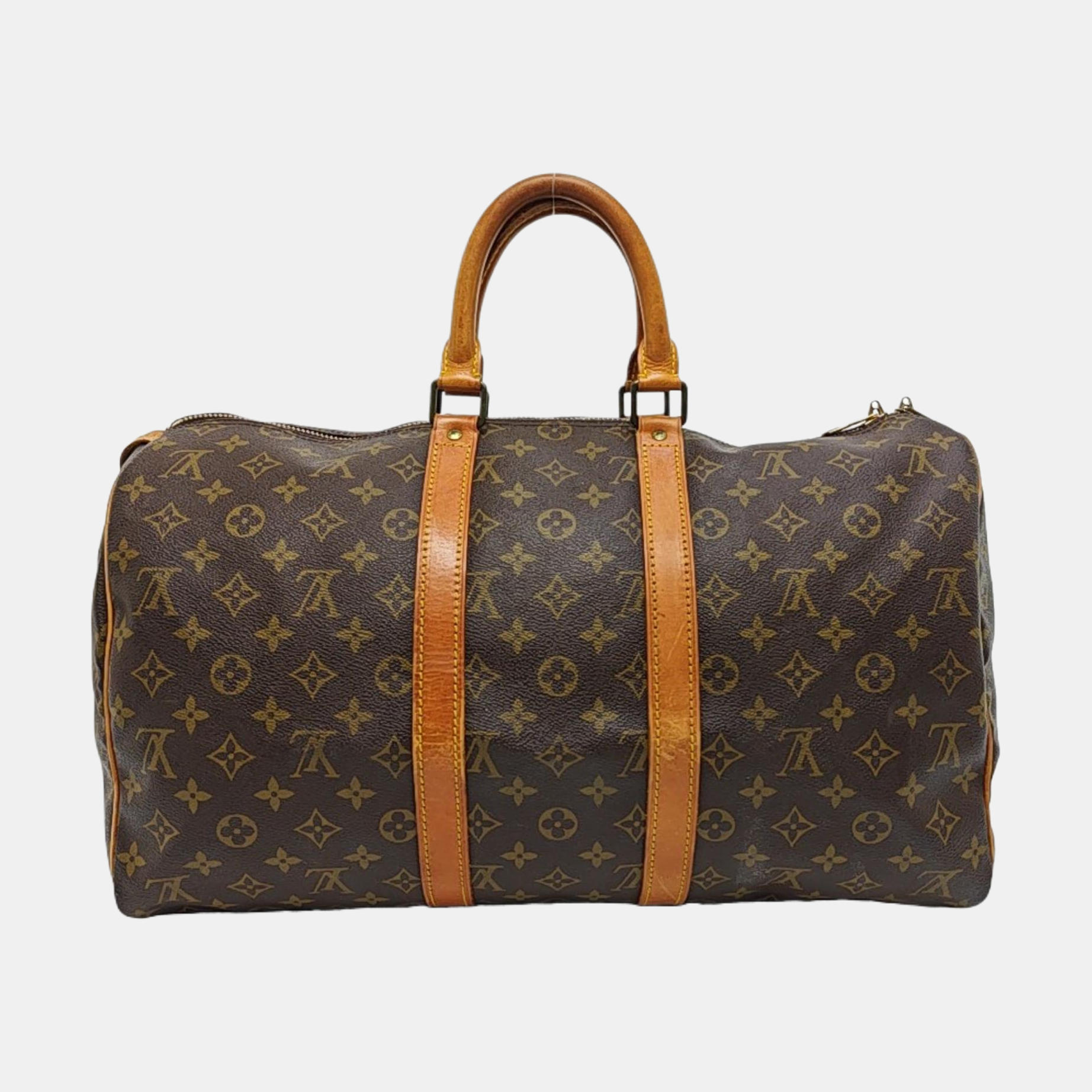 SAC SOUPLE 45 Monogram Coated Canvas Brown
