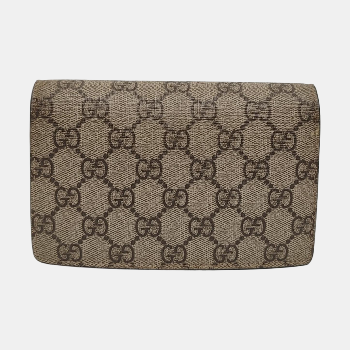 Dionysus Super Mini Monogram Coated Canvas Beige