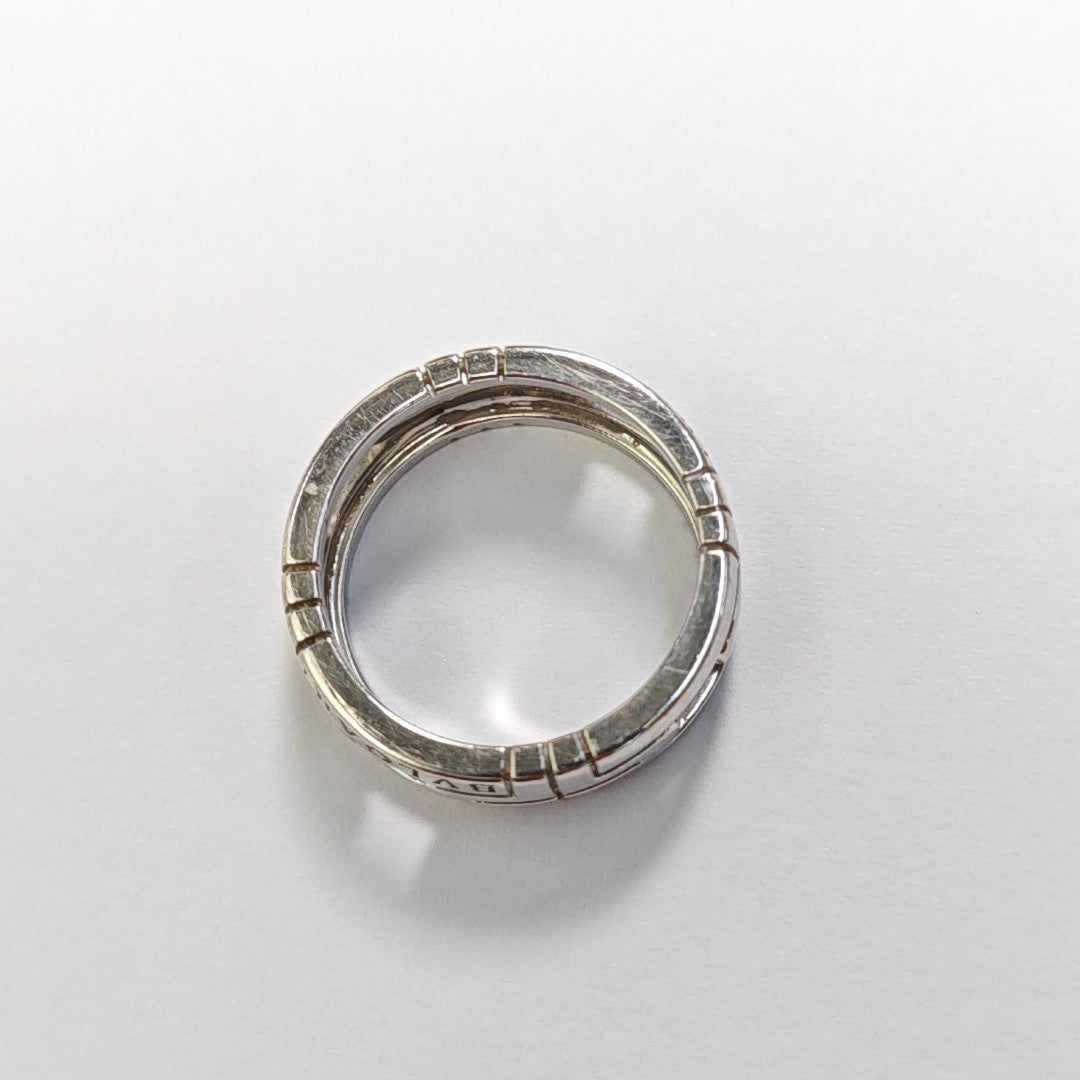 B.ZERO1 Platinum 950 Silver Ring EU 52