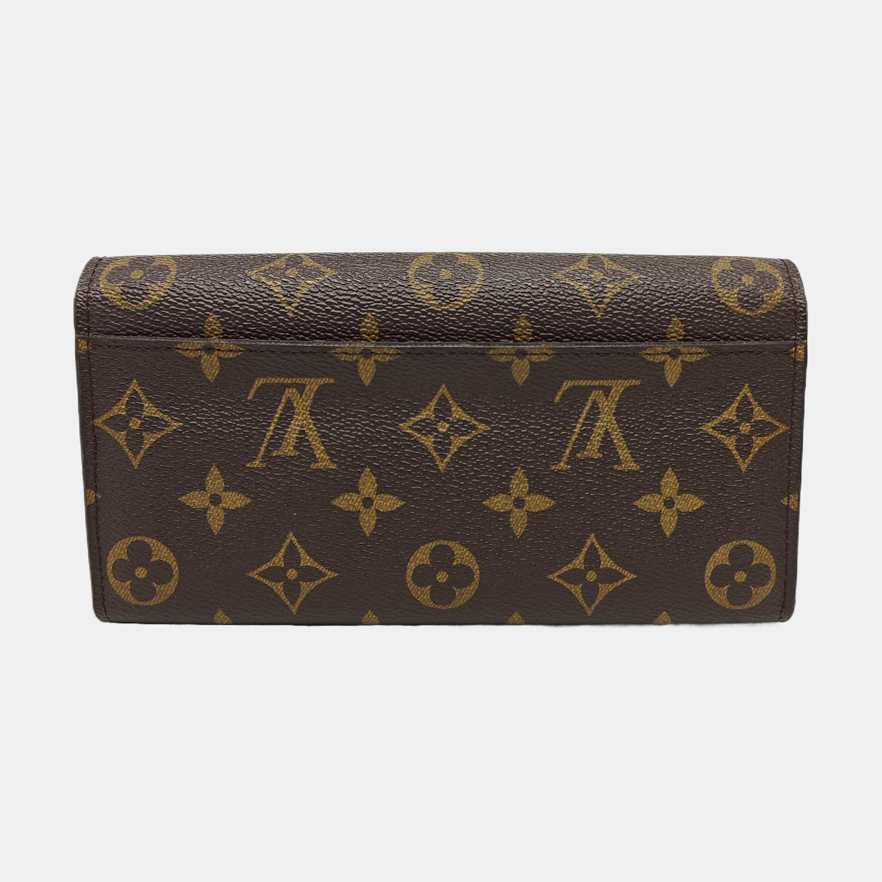 SARAH Monogram Coated Canvas Brown