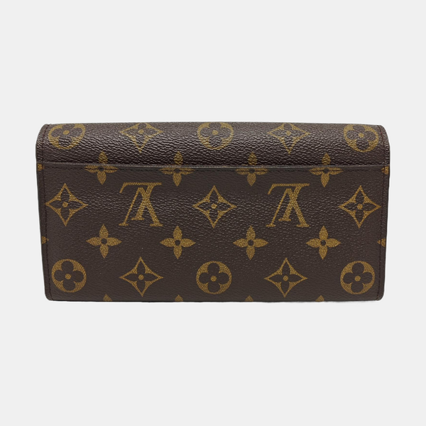 SARAH Monogram Coated Canvas Brown