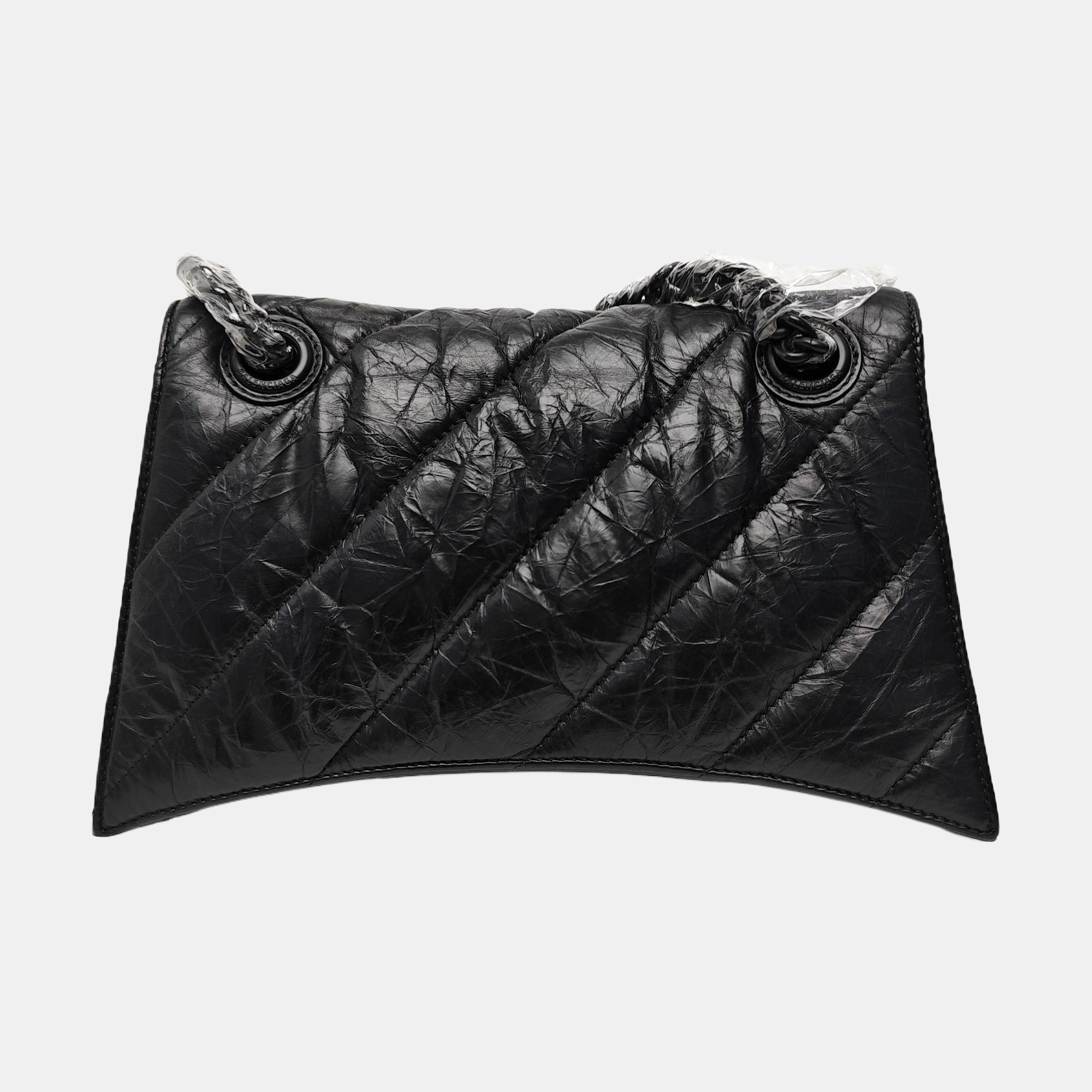 Crush Small Quilted Calfskin Black