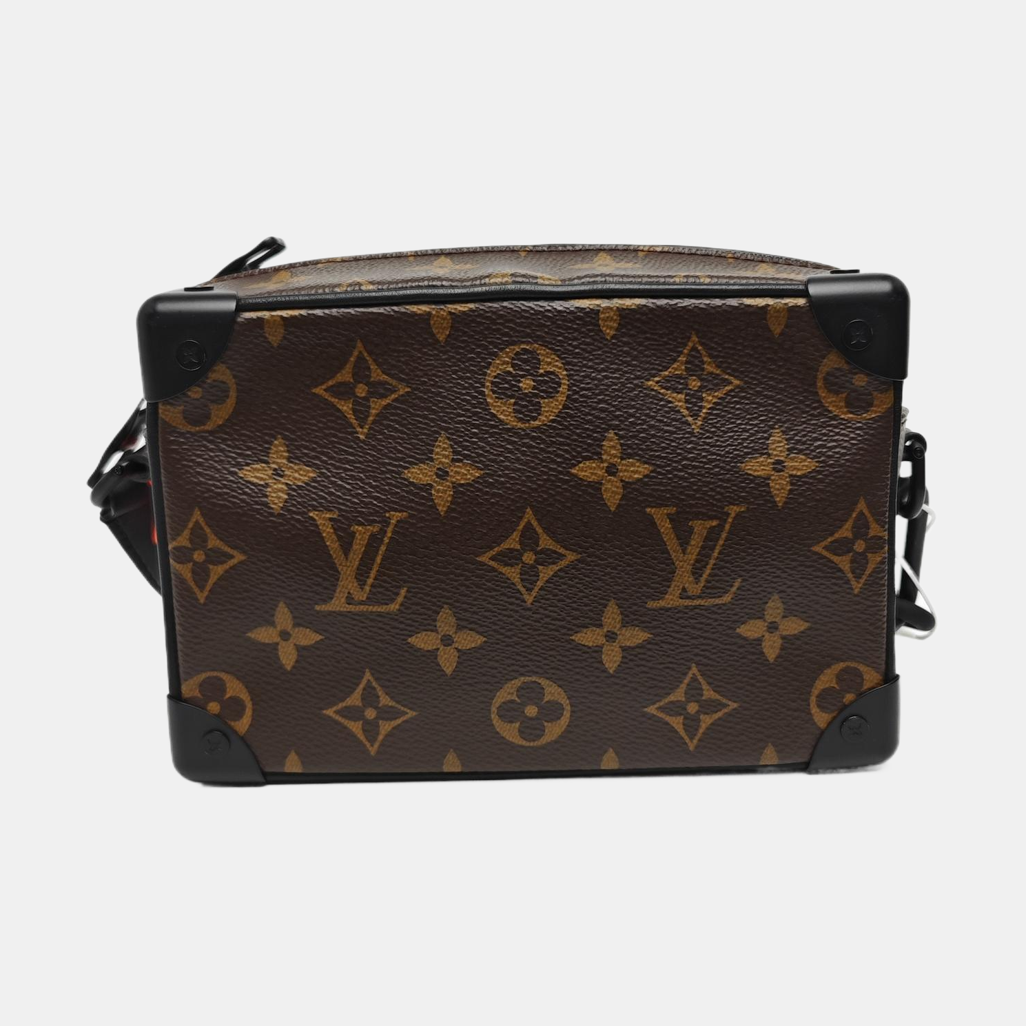 SOFT TRUNK Mini Monogram Coated Canvas Brown