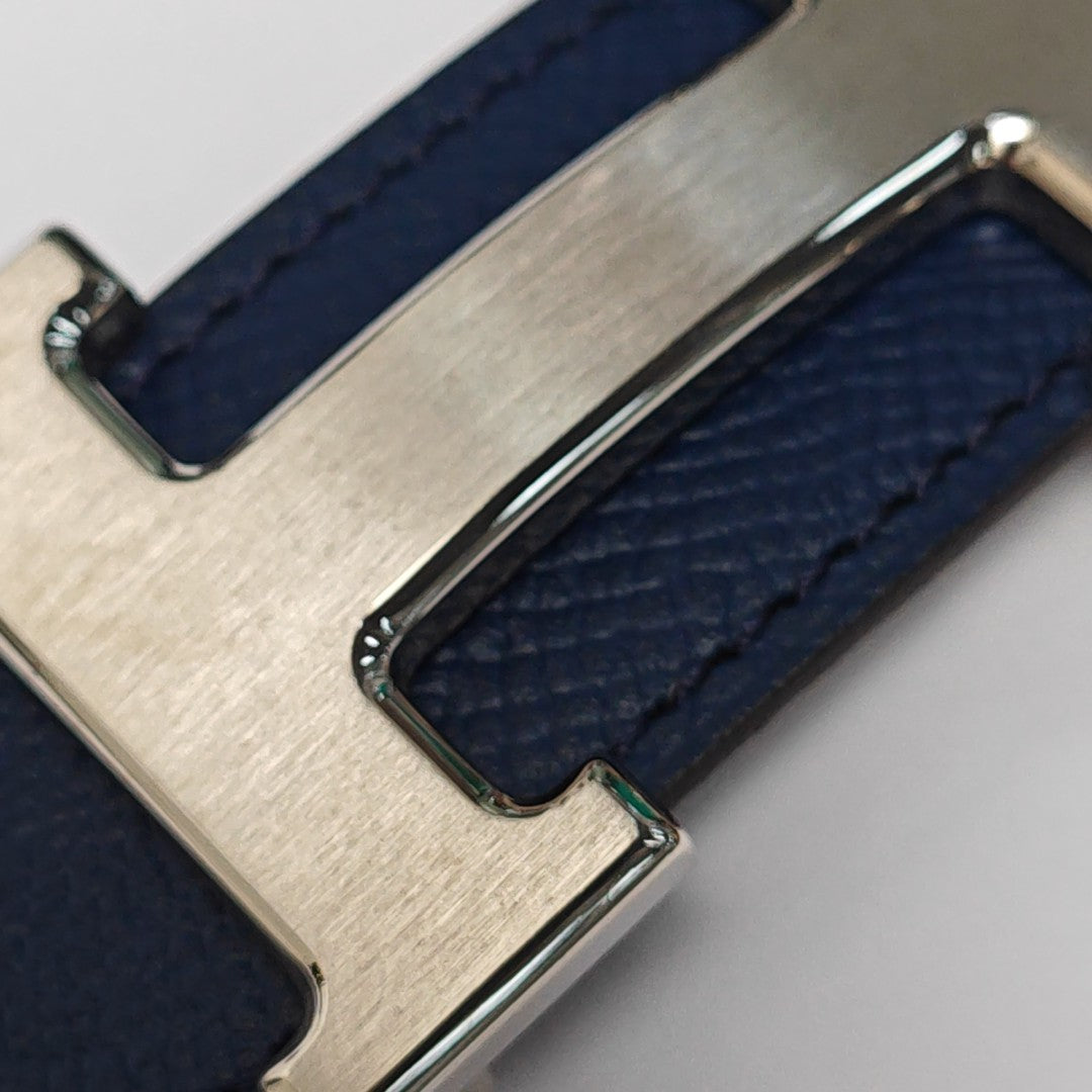Leather Belt Blue