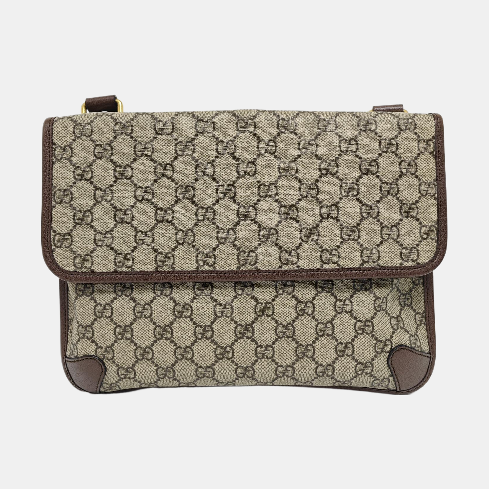 Neo Vintage Large Monogram Coated Canvas Brown