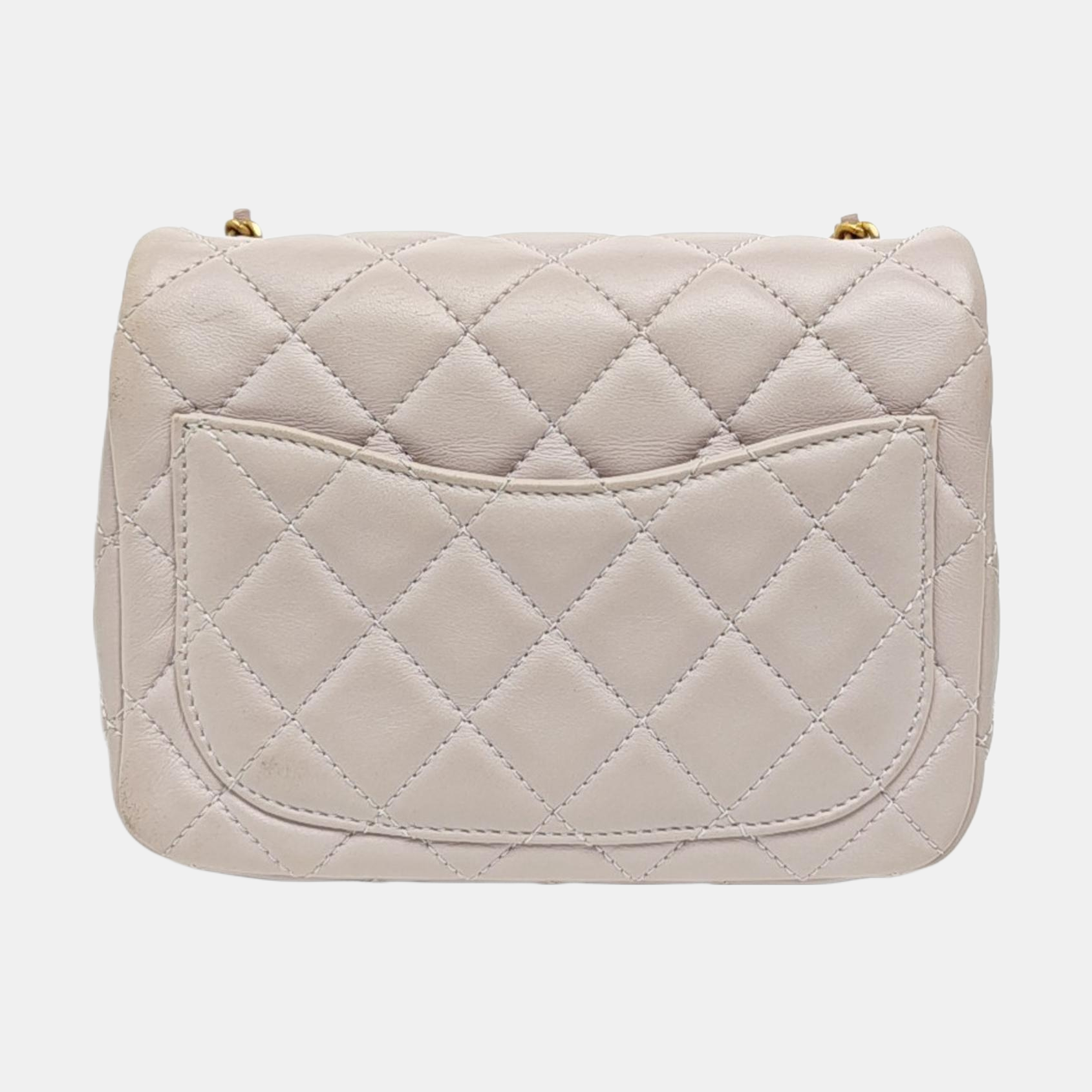 CLASSIC FLAP Mini Quilted Lambskin Purple