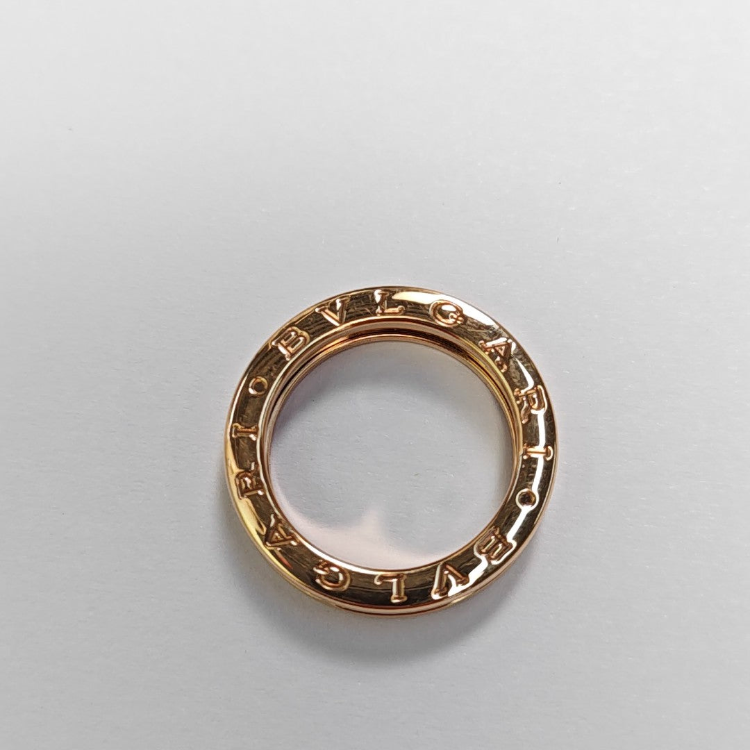 B.ZERO1 18k Rose Gold Ring EU 52