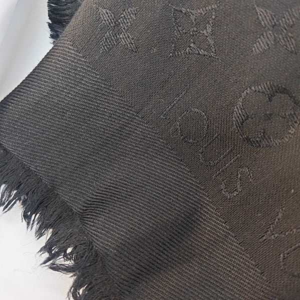 Mulberry Silk Scarf Black