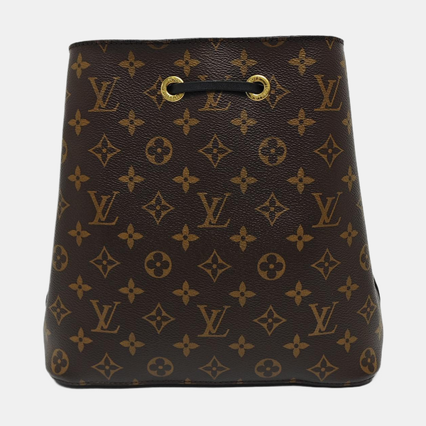 NÉONOÉ MM Monogram Coated Canvas Brown