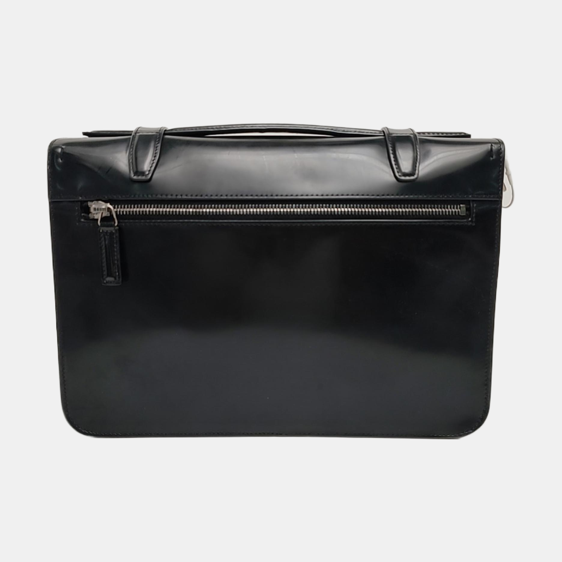 SCHOOLBAG Calfskin Black