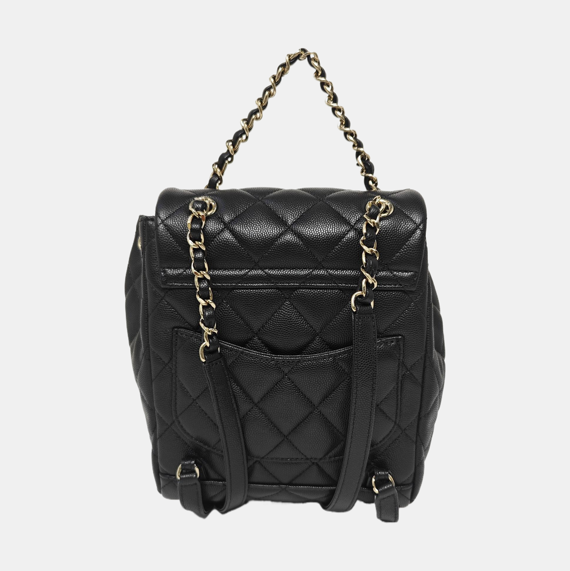 URBAN SPIRIT Small Quilted Grained Calfskin Black