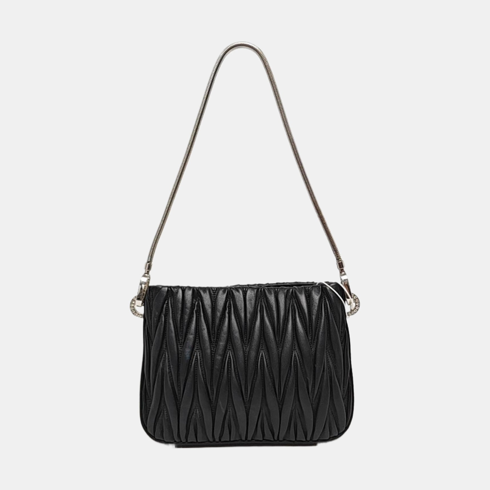 Matelassé Quilted Lambskin Black