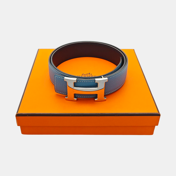 Leather Belt Blue