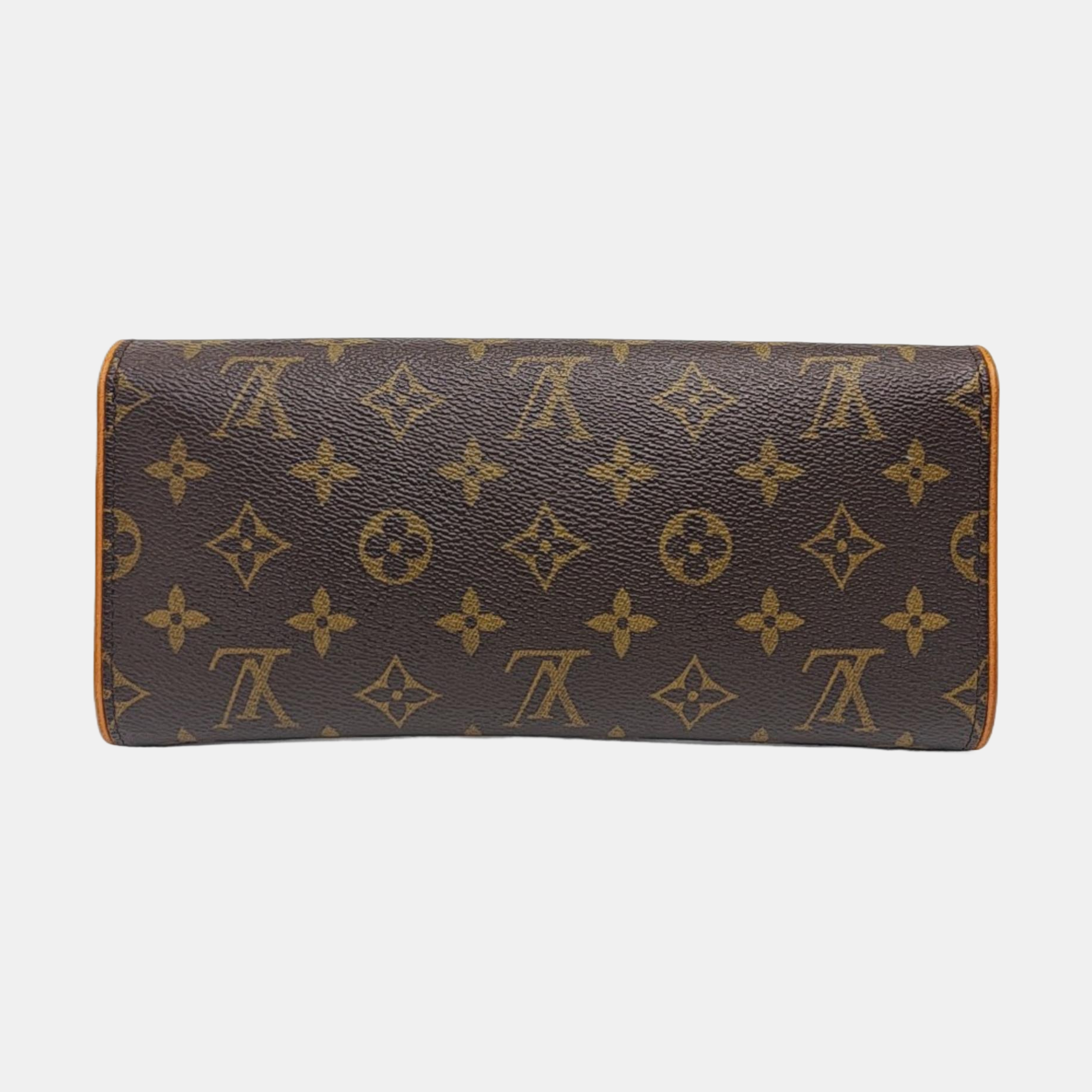 TWIN GM Monogram Coated Canvas Brown