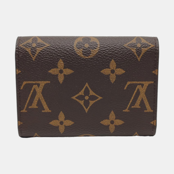 ROSALIE Monogram Coated Canvas Brown Wallet