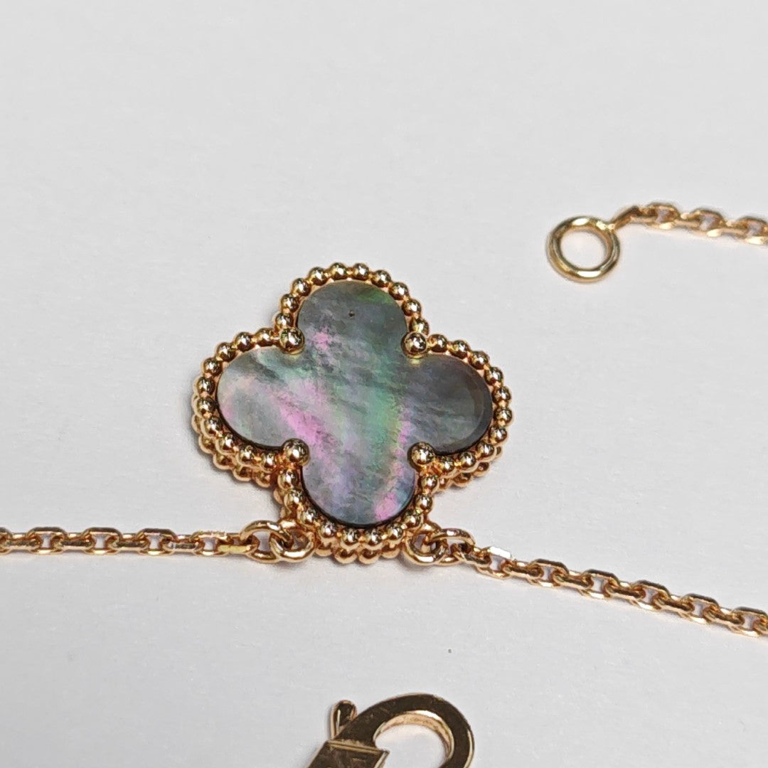 Vintage Alhambra 18k Rose Gold Necklace