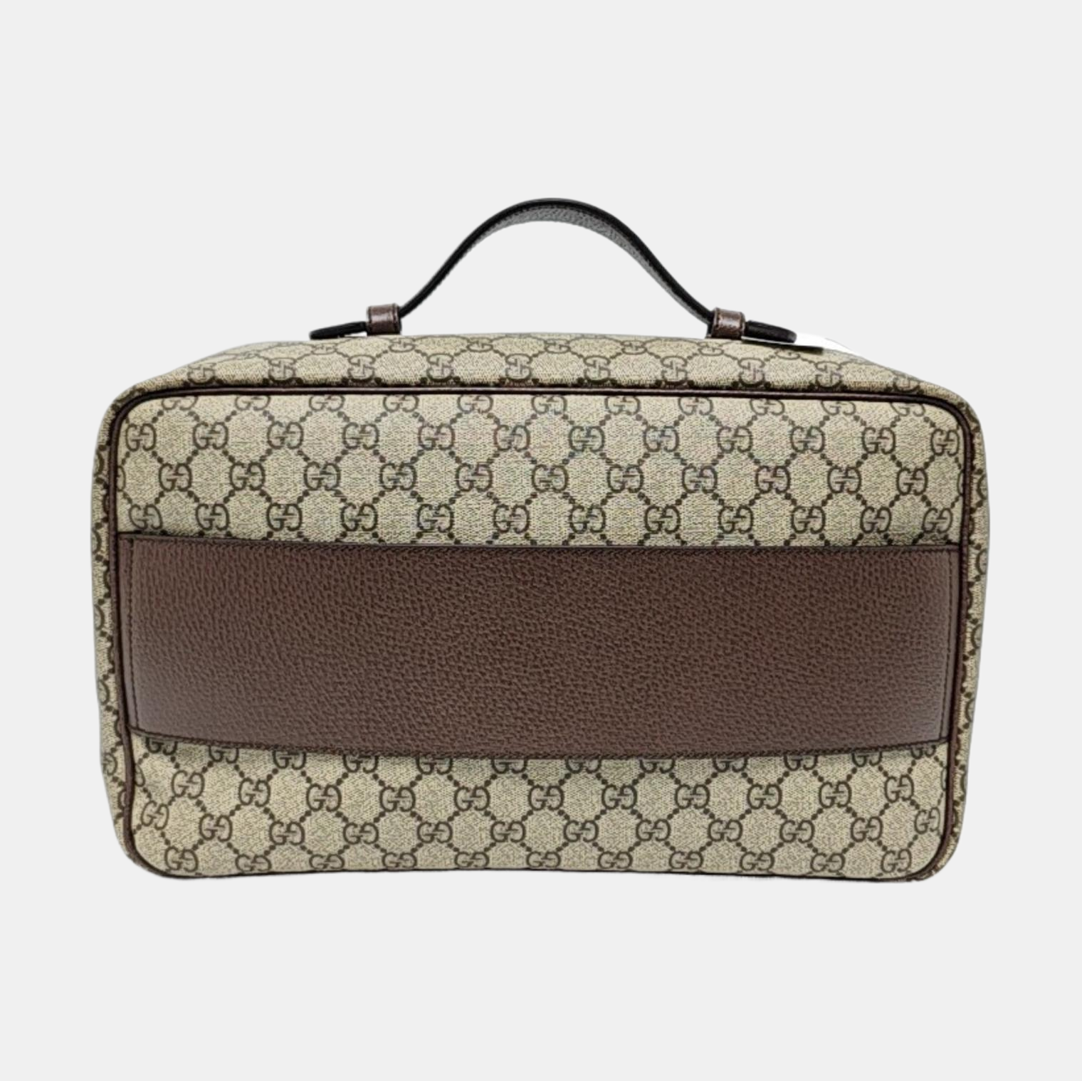 Ophidia Medium Monogram Coated Canvas Beige