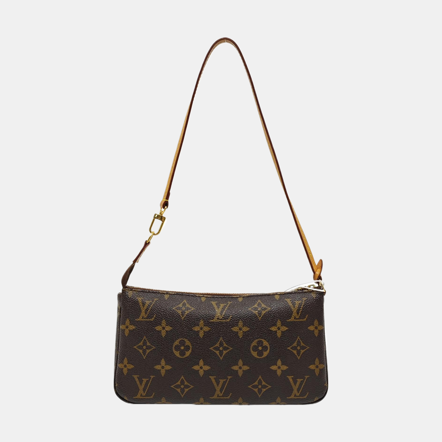 ACCESSOIRES GM Monogram Coated Canvas Brown