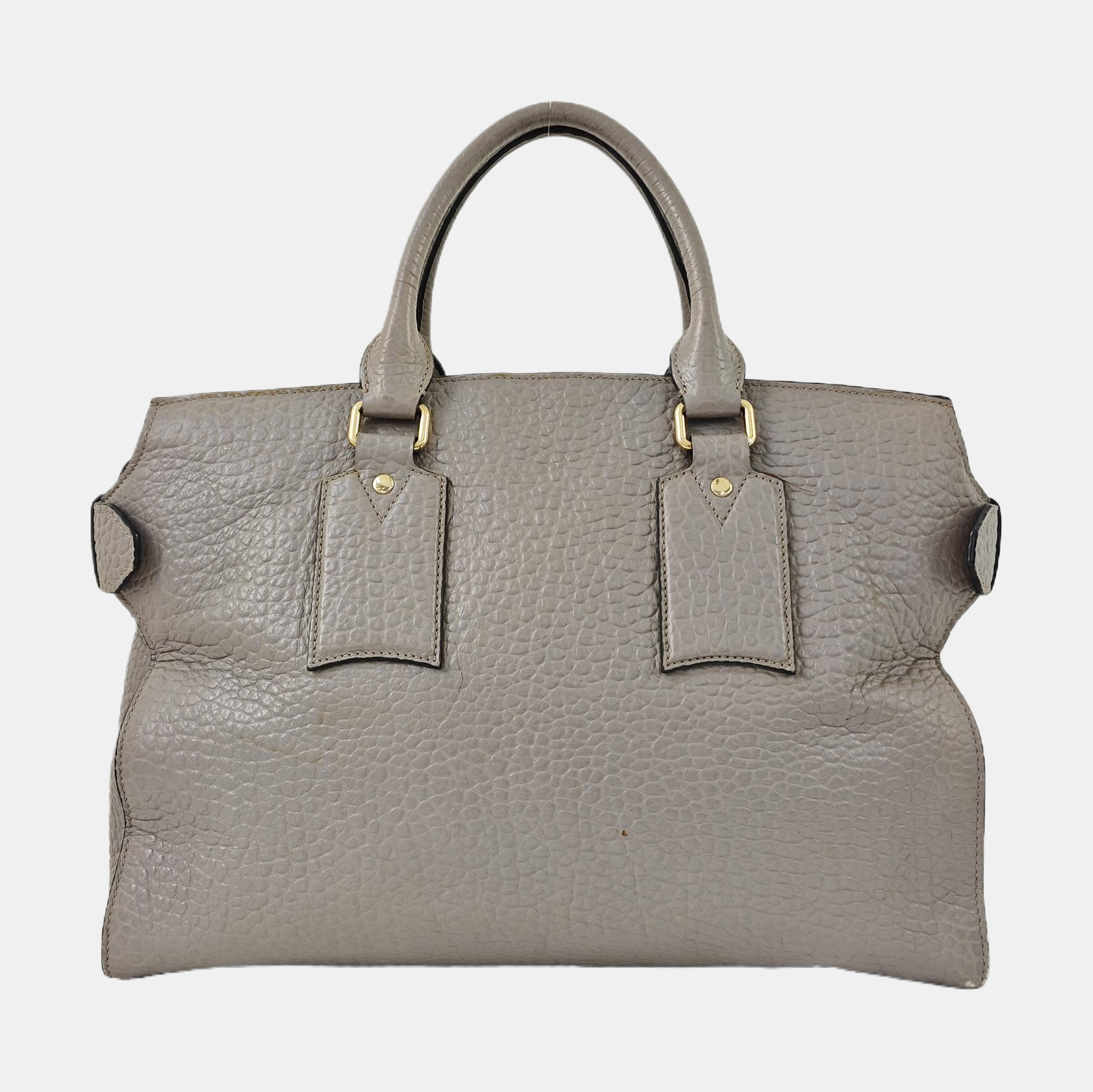 Calfskin Shoulder Bag Gray