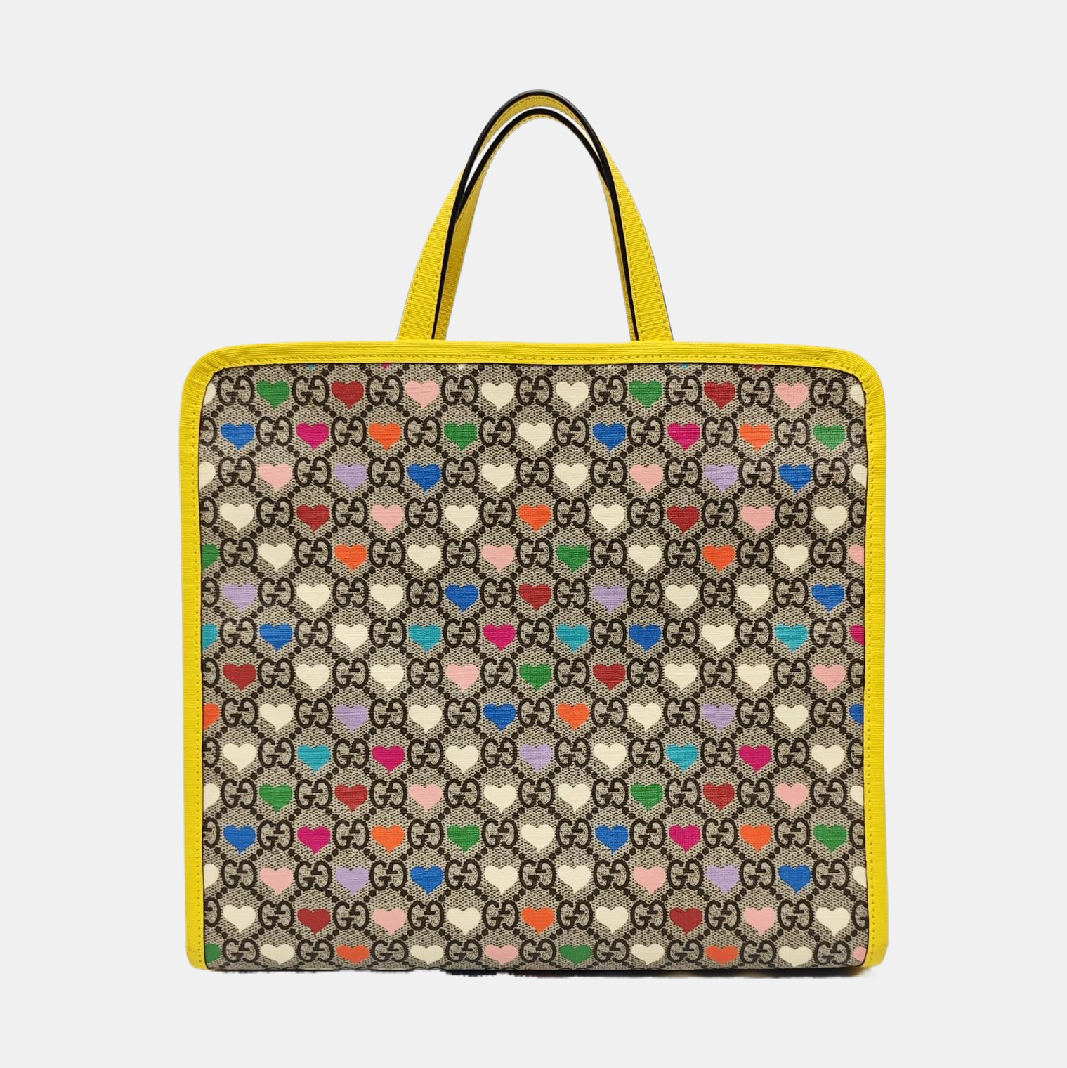 Children’s GG Bucket Monogram Coated Canvas Beige