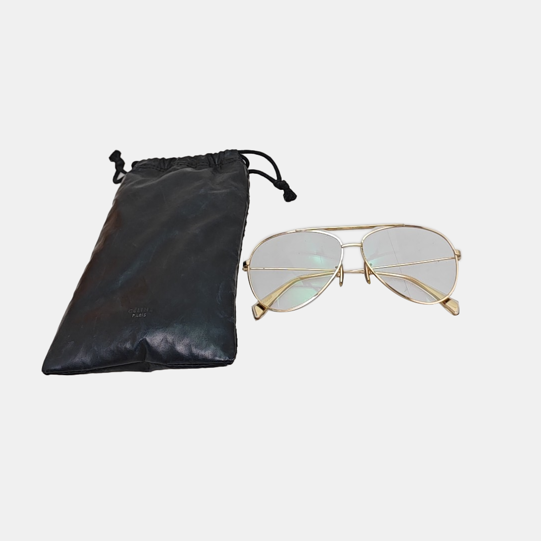 Metal Eyeglasses Gold