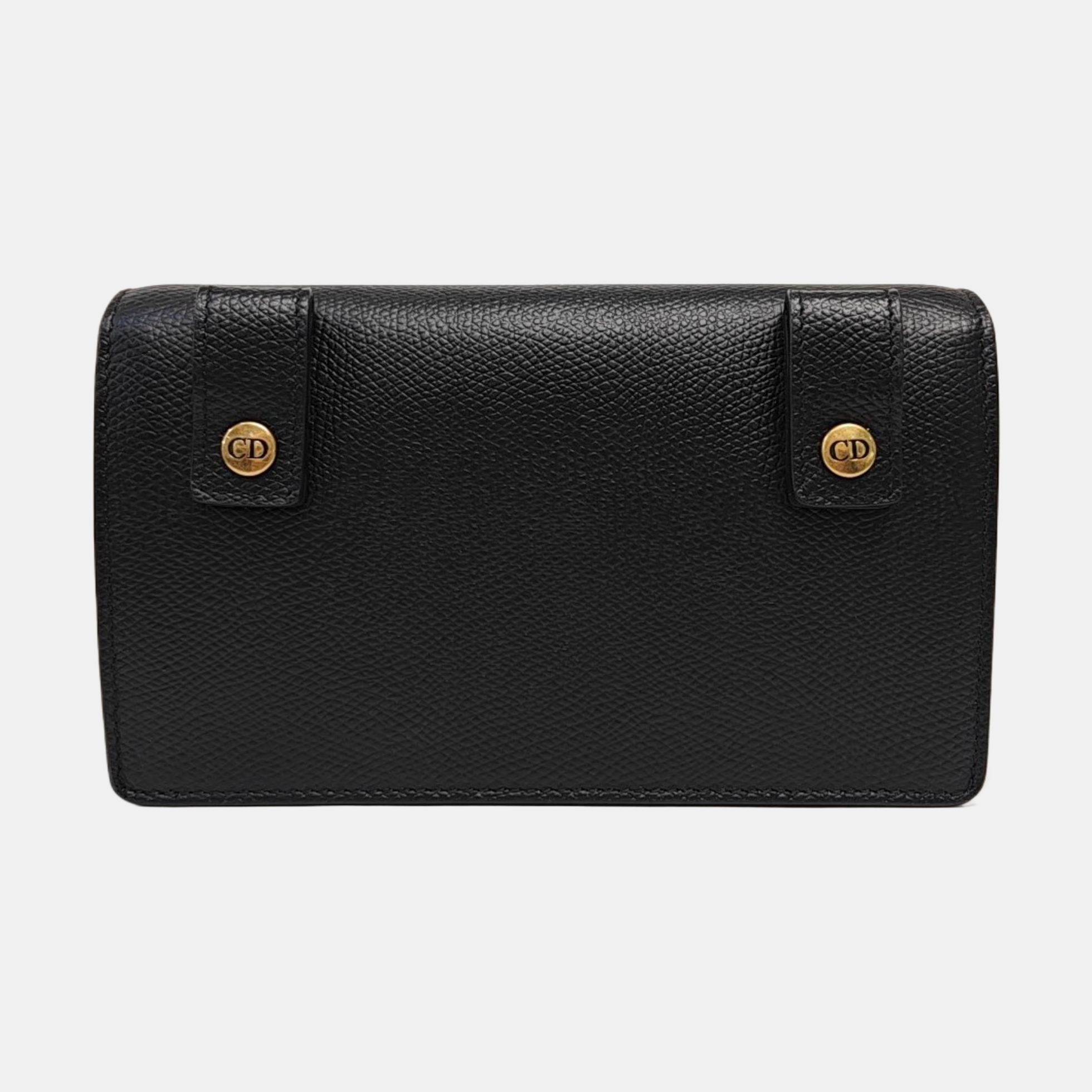 Saddle Mini Calfskin Black