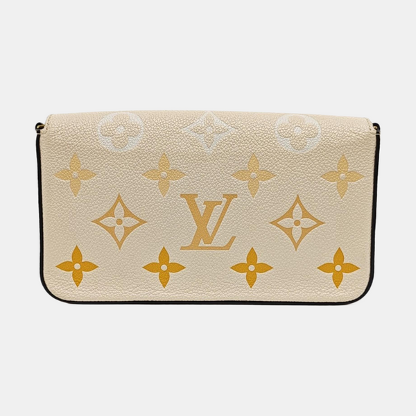 FÉLICIE Monogram Calfskin Yellow