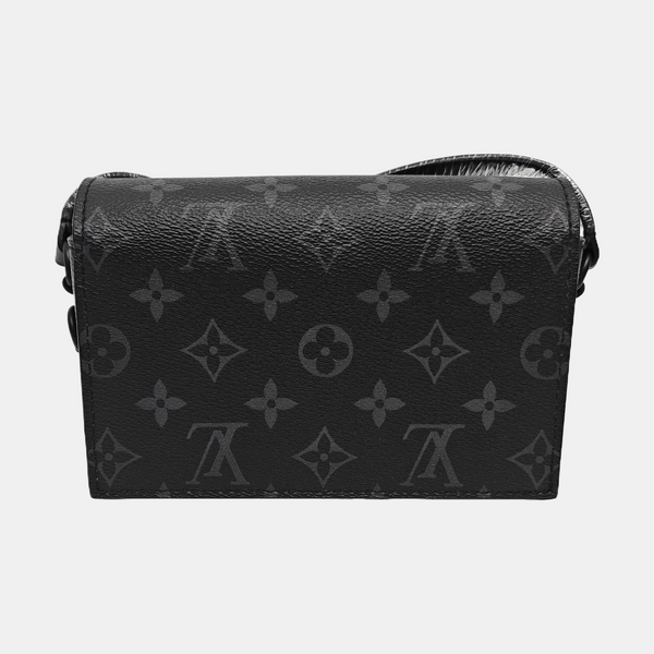 STEAMER Mini Monogram Coated Canvas Black