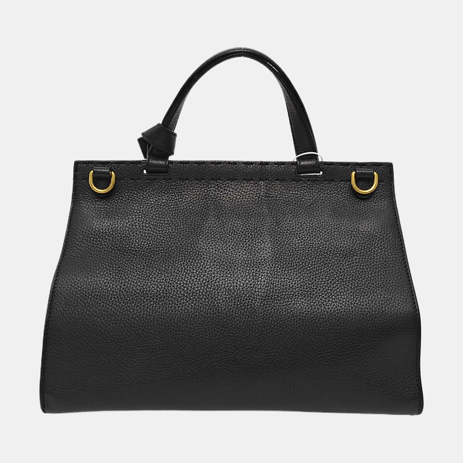 GG Marmont Top Handle Large Calfskin Black