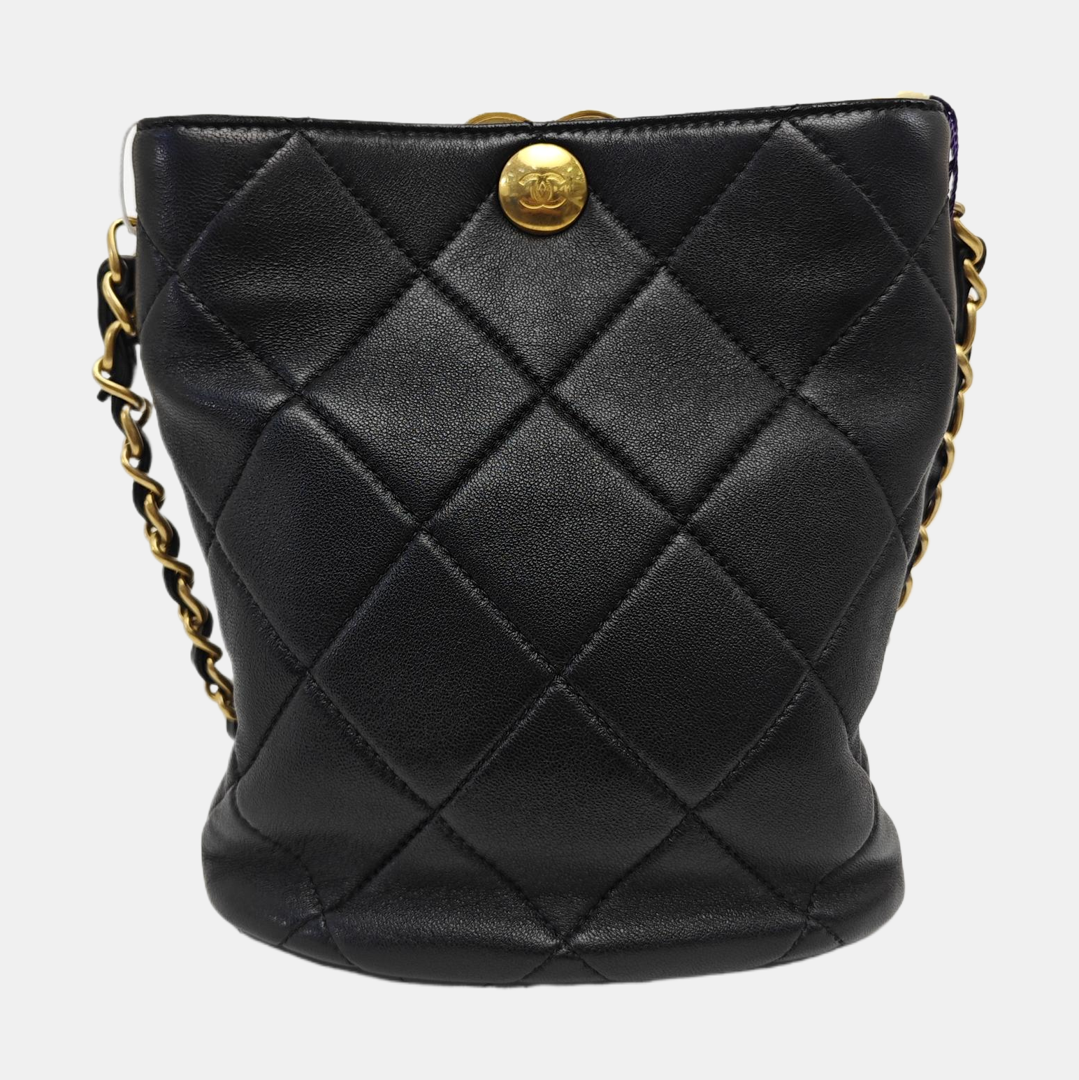COCO LOVE Quilted Lambskin Black