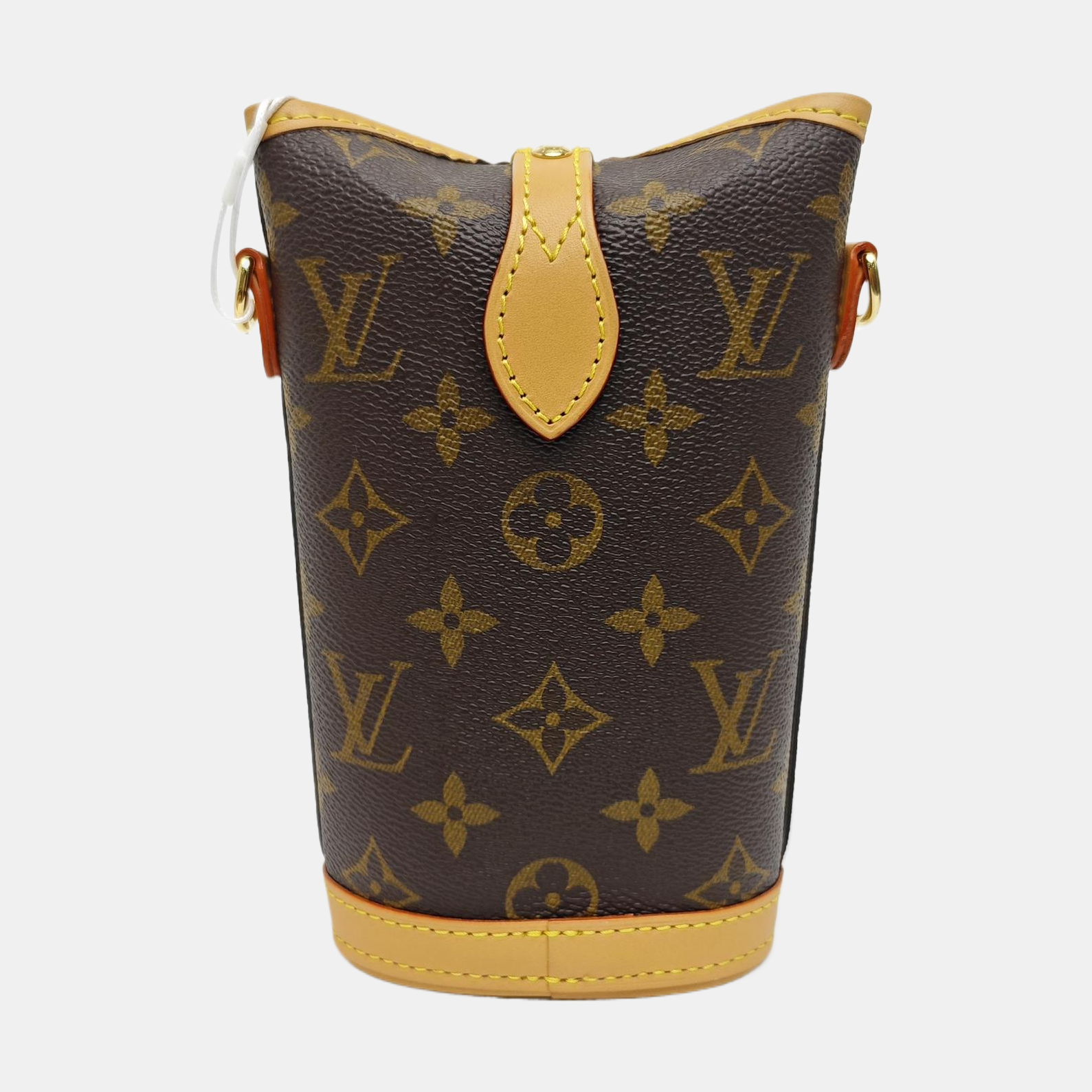 FOLD ME Monogram Coated Canvas Brown