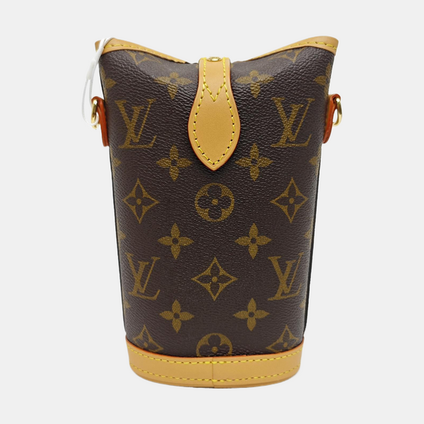 FOLD ME Monogram Coated Canvas Brown