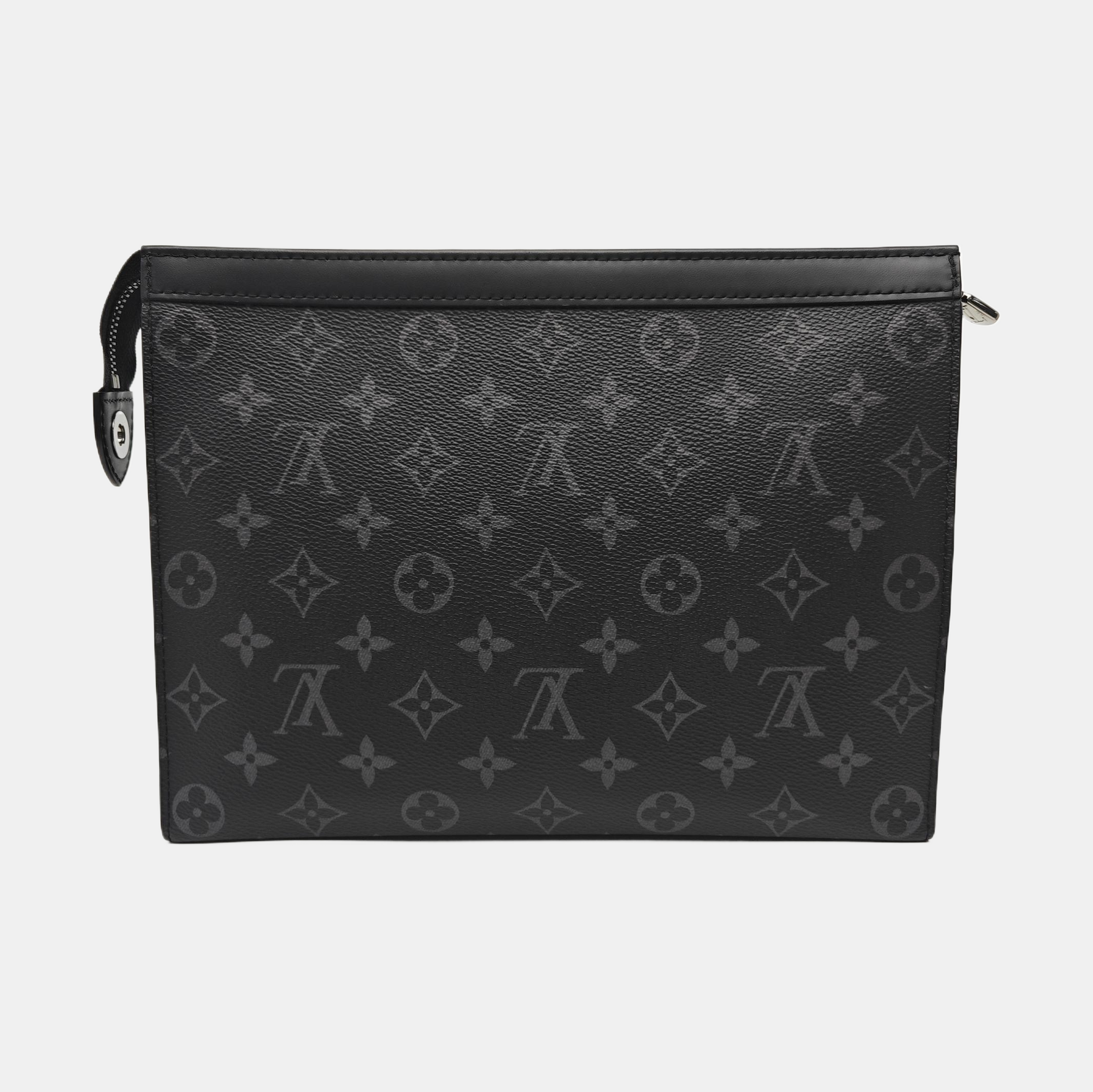 Pochette Voyag MM Monogram Coated Canvas Black